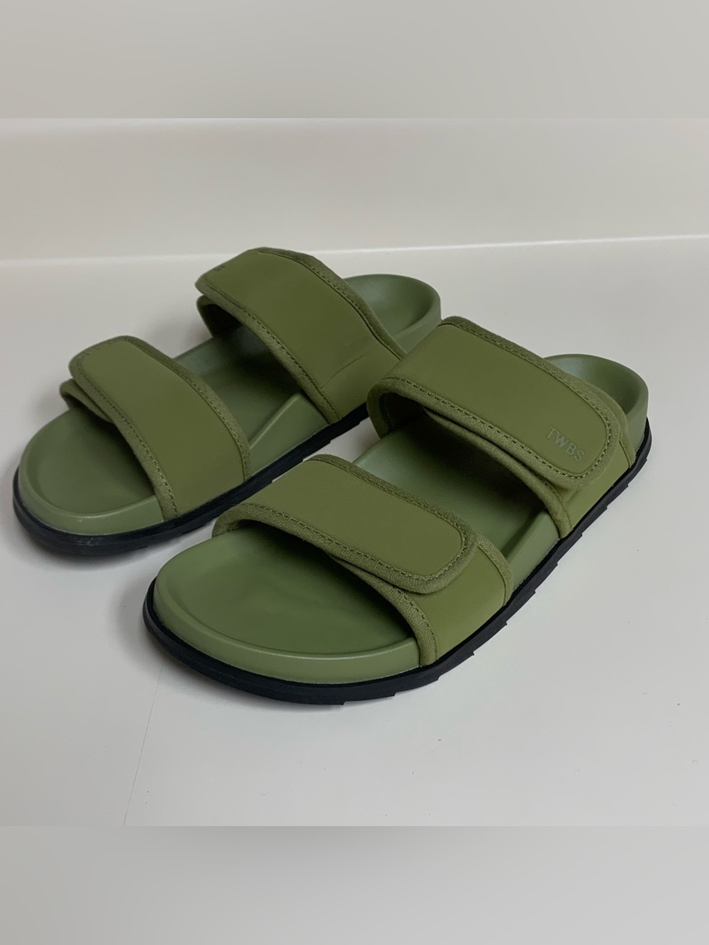Twoobs Khaki Green Slidekick Sandals Eu Sz 36 Comfort Organic Recycled